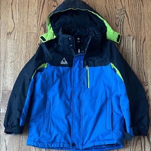 Gerry Weber Kids Blue and Black Puffer Jacket